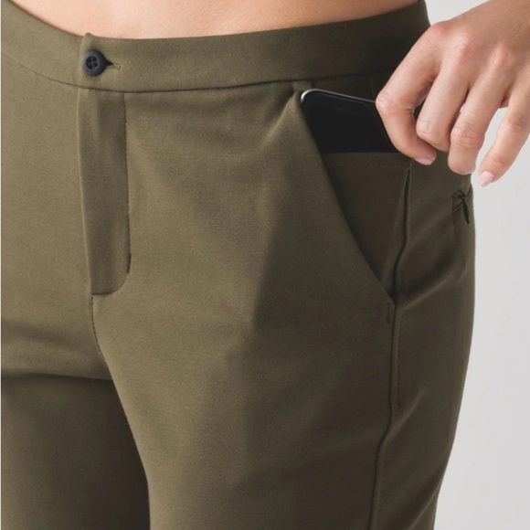 Olive Green Women's Pants - Picture 6 of 6